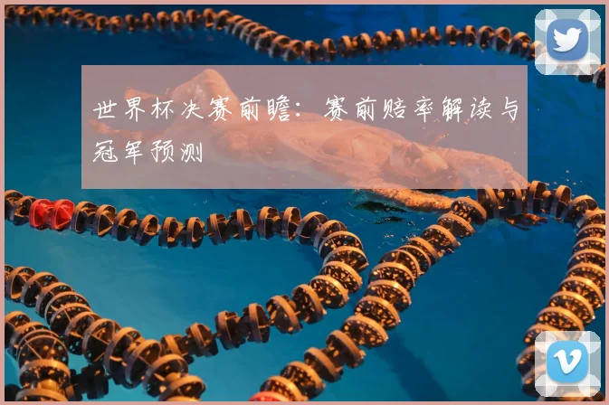 世界杯决赛前瞻:赛前赔率解读与冠军预测